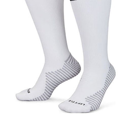 Nike (NIKE) socks for men and women, quick-drying breathable sports socks, high socks, one pair of DH6622-100 white L