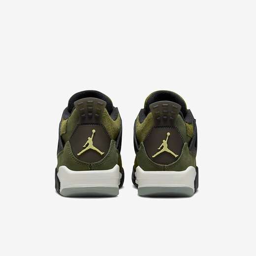 耐克（NIKE）Air Jordan 4 Retro GS AJ4橄榄绿 大童/女子复古篮球鞋 FB9928-200 35.5