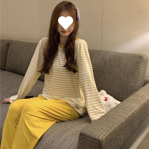 乐僖贝俫豆沙色睡衣女长袖睡裙家居服 681#豆沙色衬衫裙 175 L (95-110斤)