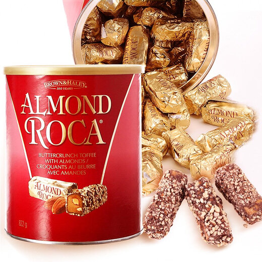 Vereinigte Staaten importierte Snacks Mandel Lejia Mandelschokolade knusprige Süßigkeiten 284G Casual Snacks Mandelschokolade 1105G*1