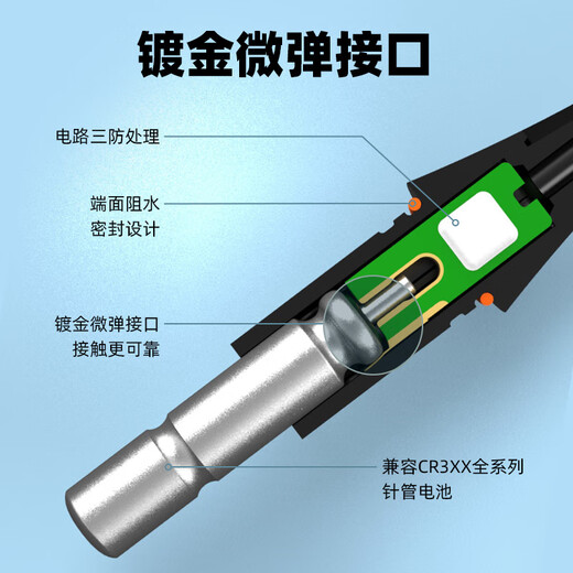 Miji Jianghu BR13 Black Pit Competitive Luminous Float New Product Highly Sensitive Float Eye-catching Fish Float Day and Night Dual Use Electronic Float Stroke Float Yuanfeng Blue No. 4 Eats Lead 3.4g Self-Weight 1.73g