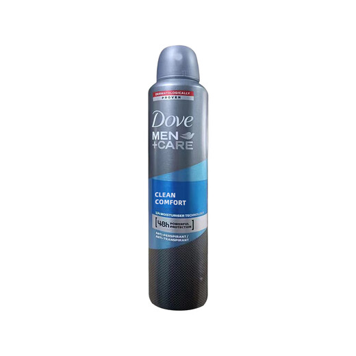 Dove men's refreshing antiperspirant spray 250ml underarm cleansing and refreshing deodorant