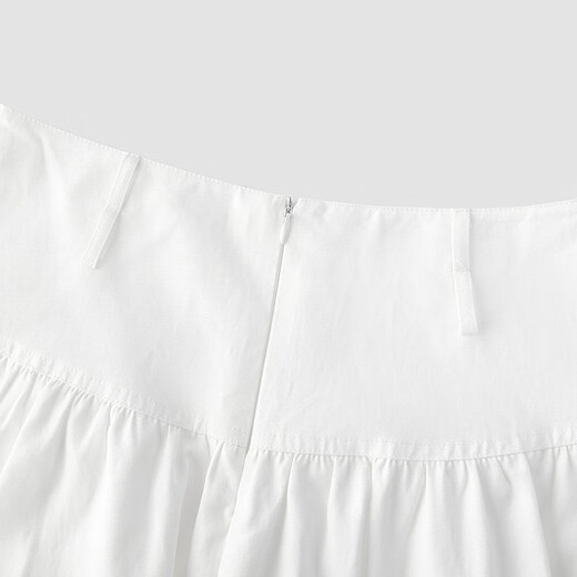 
Semir skirt women's white flower bud short skirt cute summer 2025 belt A-line skirt sweet style 10D325120001