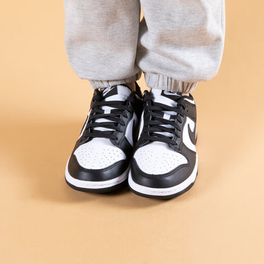 Nike (Nike) Dunk Low en blanco y negro Panda Men and Women Low Top Casual Board Shoes DD1391-100 DD1503-101 Mujeres <> 35.5