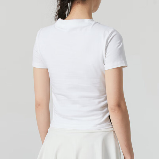 Adidas kurzes T-Shirt für Frauen im Sommer New White Campus Style Halbärmelige Sport American American Top Slim Kurzärmelig JV9859/Schuss One Size, eine gefälschte, um zehn l zu kompensieren 120-130jin [Jin gleich 0,5 kg]