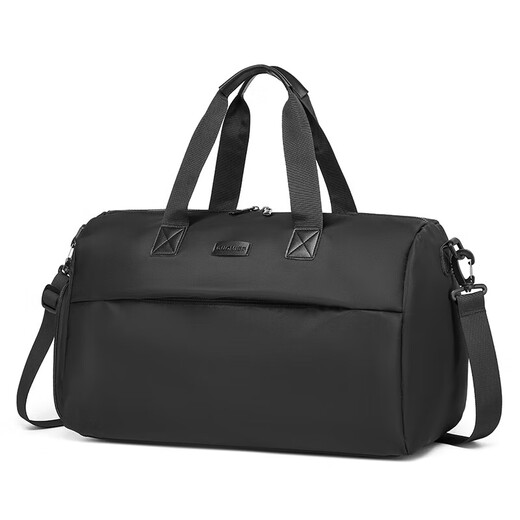 新款旅行包男干湿分离运动健身包短途出差旅游手提女行李包单肩包 黑色 均码