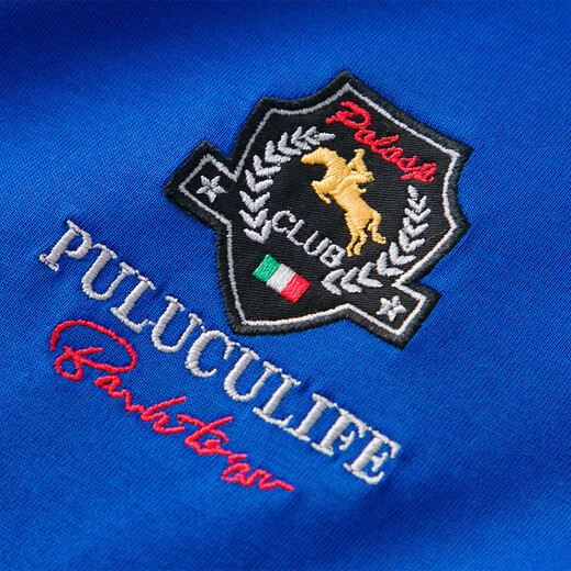Soodu Hai kurzärmelig T-Shirt Men Sommer Klein Blue Round Neck Mercerierte Baumwolle schön Blau [PA6176#] M [100-125Jin [Jin ist gleich 0,5 kg]]