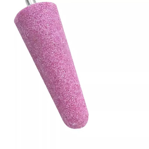 Suizhiyu micro electric diamond jade polishing rod, tapered red corundum grinding head, metal polishing handle, flint grinding wheel, flint grinding wheel grinding head, 2 pack