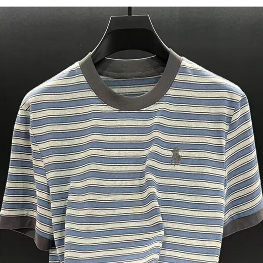 Fr.yh.zhlomy Victor European Station Top Luxus Sommer Neues T-Shirt NZN1396 STRIPE M [90-110]