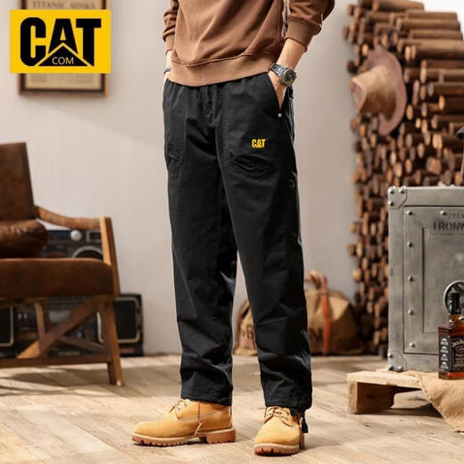 卡特（CAT）美式工装裤男士春季新款户外直筒长裤户外纯棉裤子男 683深咖啡 春秋款 28 建议90-110斤