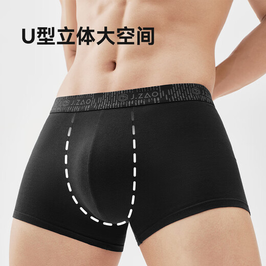 JD.com [President's Underwear] Pure Cotton Men's Underwear 7A Class Antibacterial Men's Boxer Large Size Boxer Shorts 2XL