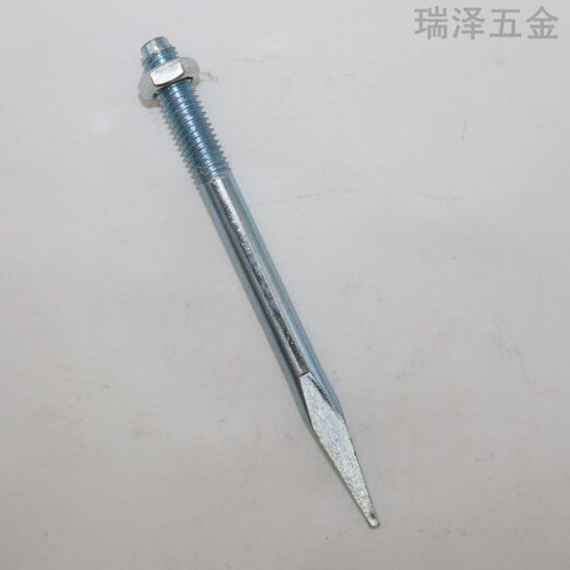 Wenshio PVC Cinción de tuberías de tubería de suministro de drenaje tubería de agua 50 75 110 160 Cañas de sujeción de tuberías abrazando clavos de sujeción de tubería Normas Nacionales M8*14065
