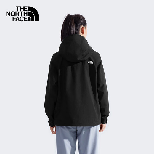 
The North Face North Shock Clothes Women's 25 Autumn and Winter New Outdoor Sports Windproof Waterproof Single-layer Hard Cover Jacket 8DX8 JK3/Cosmic Black L/165/92A