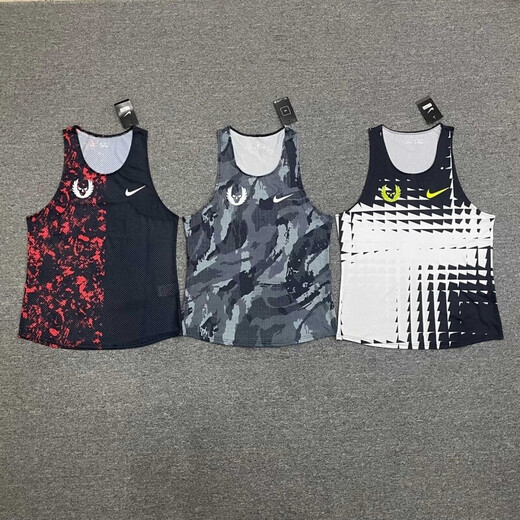 NBA VIBE-NIKE体育田径速干俄勒冈背心体考比赛训练马拉松跑步运动男女 耐克-【主打高端三标齐全】大迫杰/红黑+俄勒冈 均码 耐克-l120-140斤