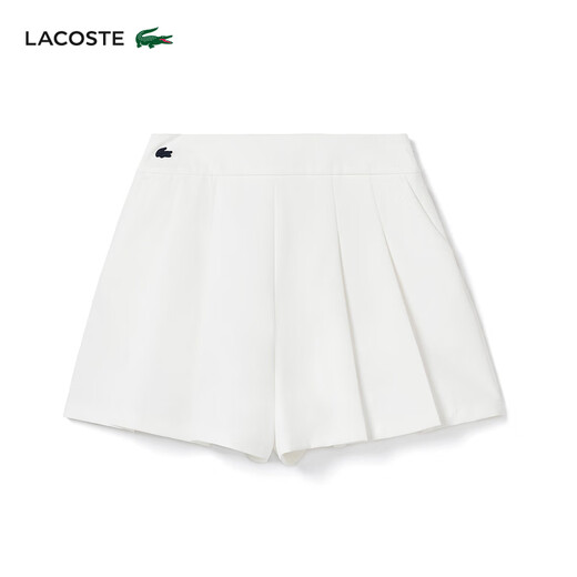 Crocodile (Lacoste) французская крокодила женская мода мода мода с плиссированными цветными шортами.