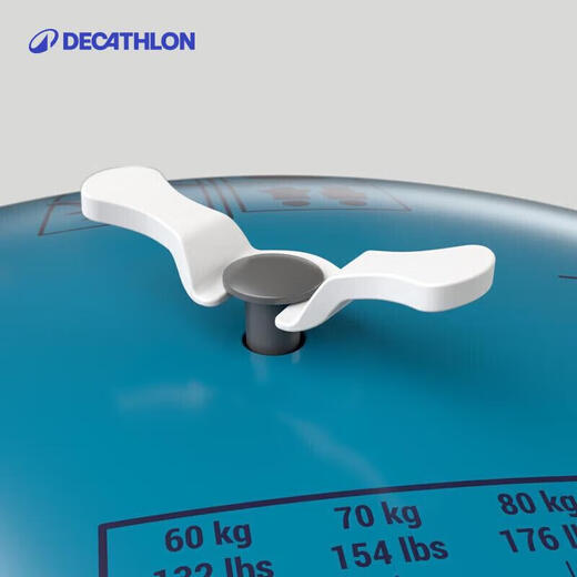 Decathlon Pilates Ball Thickened Fitness Ball Swiss Ball GYPA Small-55cm Blue Green-4135363