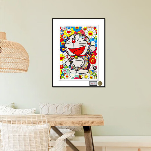 Sanwei Death NYC autographed limited edition Doraemon decorative painting birthday gift