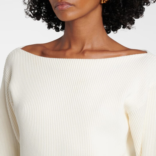 Victoria Beckham Cotton und Seidenblende P01053826 White XS CN 160/84
