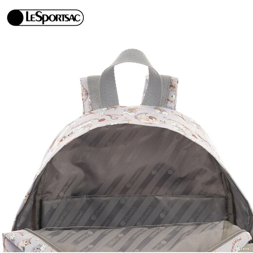 Lesportsac Lebosi New TRENDY Series Full Print Cat Large Capacity Commuter Computer Backpack Gift for Girls Sweet Sleeping Dream