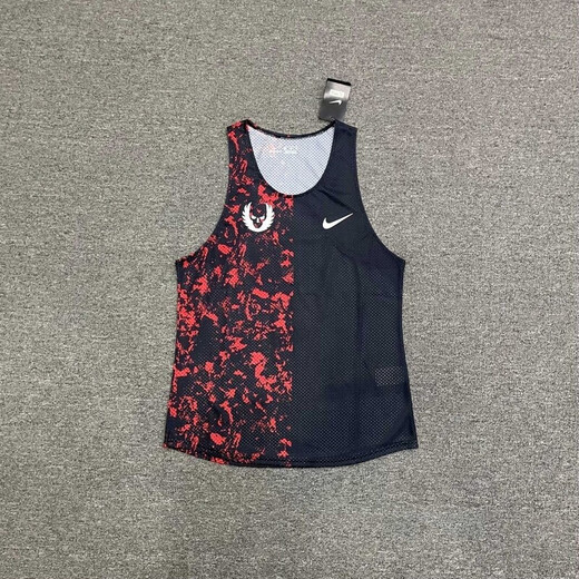 NBA VIBE-NIKE体育田径速干俄勒冈背心体考比赛训练马拉松跑步运动男女 耐克-【主打高端三标齐全】大迫杰/红黑+俄勒冈 均码 耐克-l120-140斤