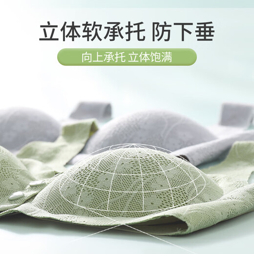 都市丽人中老年妈妈款美背内衣舒适柔软无钢圈上托聚拢无痕文胸孕妇前开扣