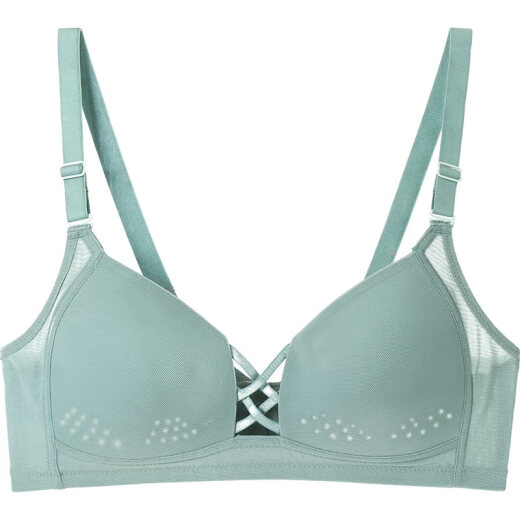 Gorrenno (Gorrenno) Ropa interior pequeña de pecho grande para mujeres sin anillos de acero y pechos laterales, sin traza y gran tamaño de gran tamaño 95 juego de sujetadores de recolección 3882 Conjunto de color de la piel 70C 34/75 (adecuado para 75b/75c)