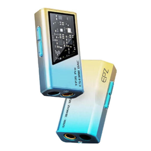 EPZ TP35pro Beijing warehouse delivery decoding earphone amplifier small tail audio decoder lossless HIFI fever portable 3.5/4.4 dual decoding high performance typec earphone amplifier effectively improves sound quality & professional game sound card type-c version silver gray