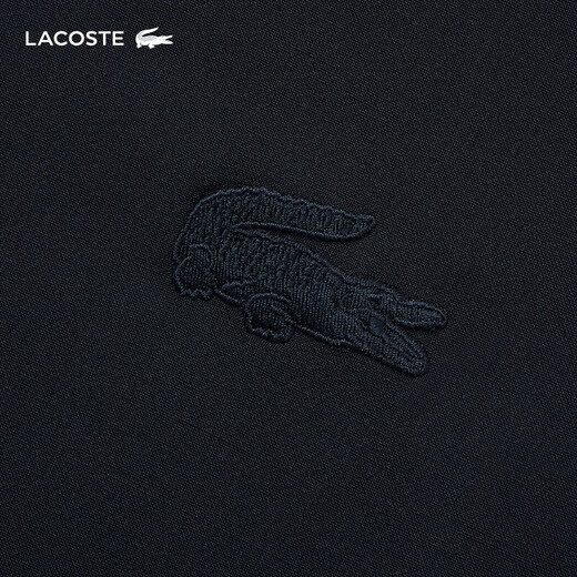 拉科斯特（LACOSTE）法国鳄鱼女装24冬季潮流舒适运动连帽拉链外套|BF7441 HDE/远峰蓝 S 36/160