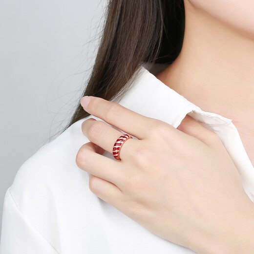 Yilu Jewelry, elegant lady style, pigeon blood red ruby ring for women, 18K gold inlaid with diamond and ruby row ring, 1.18 carat, pigeon blood ruby ring, elegant lady style, No. 14/Free circle change/Support national re-inspection/Fake 4 days off/Seven days appreciation