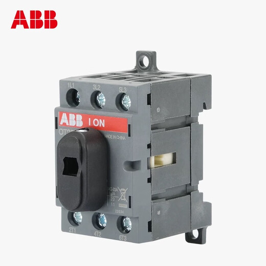 Yue Changsheng ABB isolation switch OT series isolation switch OT125F3 3-pole base plate and DIN rail installation