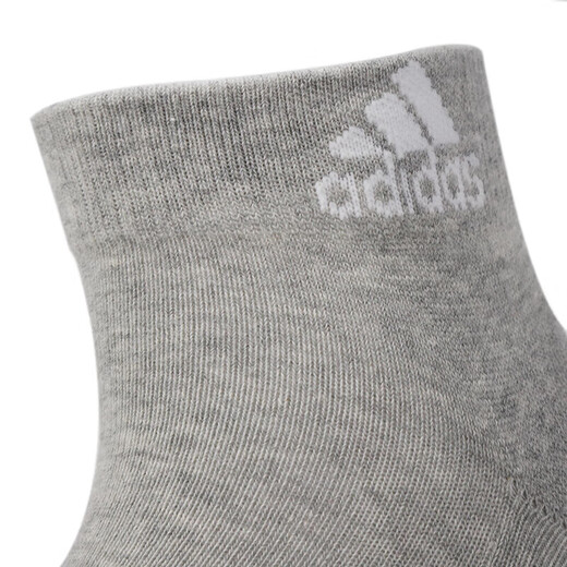 阿迪达斯（adidas）官方男袜女袜秋季新款袜子三双装跑步健身短袜透气休闲中帮袜 IC1283/三双装 S(建议37-39码)