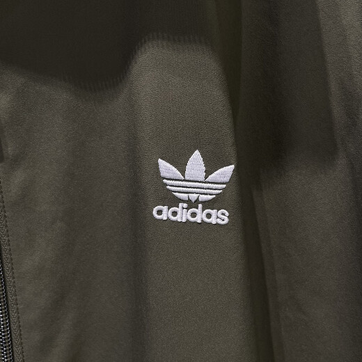 
Adidas Clover 2024 autumn women's removable sleeve stand collar loose jacket jacket JM9253_Gray and white XS
