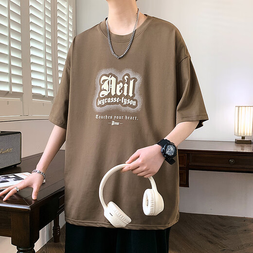 
Airmiuu International Brand American Short-sleeved T-shirt Summer Letter Print Loose Large Size Half-sleeved Teenager Sexy Shoulder K15914 White [Quality Guarantee] (Gift Box Packaging) M