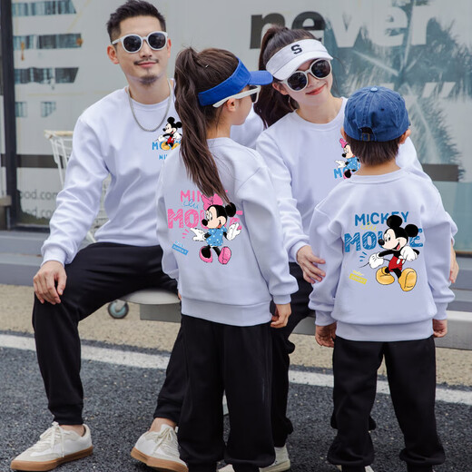 Ultraman Klein Blue High-End-Eltern-Kind Herbst 2025 Neue trendige Familie Drei- und Vier-Set-Langhülle Pure Cotton Sweatshirt Heißer Verkauf Langarm Trendy Miklein Blue Top 80 Jungen