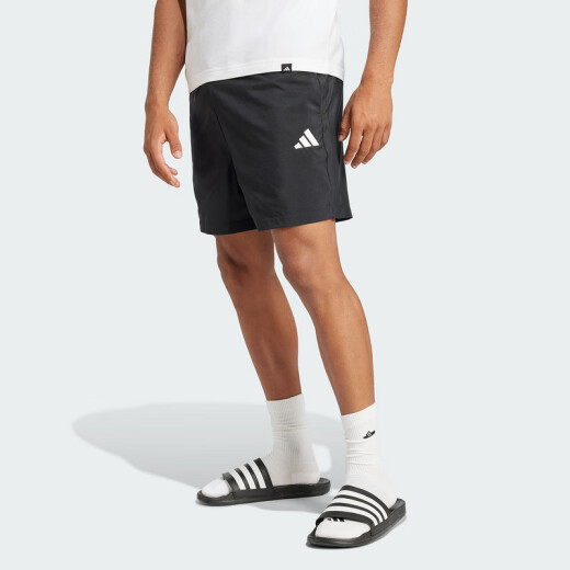 阿迪达斯 （adidas）短裤男官方夏季休闲五分运动裤速干透气短裤男官方正品 IC9756/针织/斜插口袋 XL