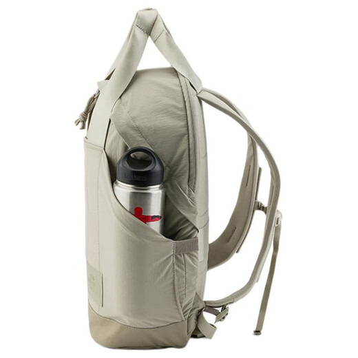 北面（The North Face）20L纯色时尚拉链开合尼龙双肩包常规女款陶土灰 陶土灰