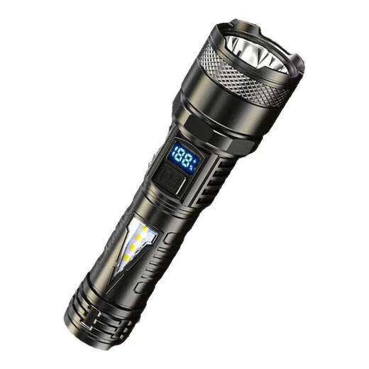 Strong light explosion king, strong light flashlight, rechargeable outdoor lamp, ultra-bright xenon searchlight, long-range beam lamp, ultra-long battery life, large capacity, household multifunctional, convenient and durable, high-brightness T-shaped lamp