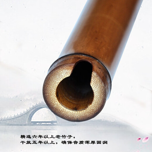 El Sr. Guanzi toca nan Xiao colecciona profesionalmente Guizhu Xiao Nan Guan Xiao Instrumentos musicales Productos exquisitos ocho hoyos y seis hoyos Ajustación EFGA 6 Ajustes F Ajustes