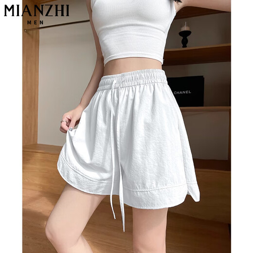 棉致冰丝速干阔腿运动休闲短裤女夏季薄款2025新款小个子山本五分裤 137黑色【高品质18】 L 100-115斤