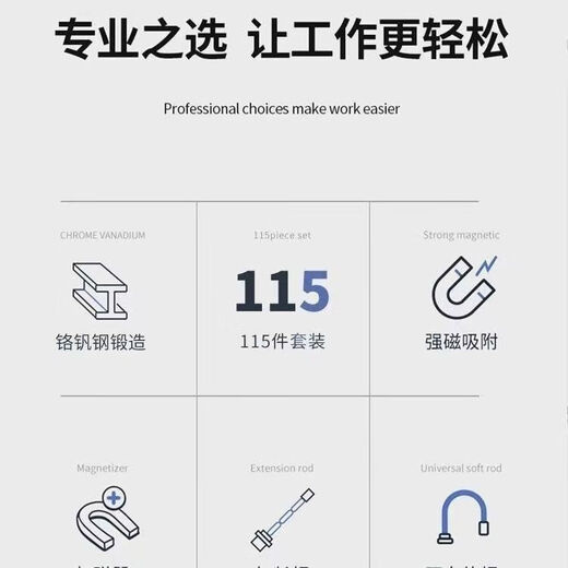 Xiaomi's same 25-in-1 small screwdriver set for disassembling mobile phones, tablets, glasses, repair tools, precision cross shaped 115-in-1 mysterious purple