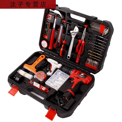 三栖虎家用手电钻工具套装五金专用工具组合日常维修多功能家用套装 126件套电钻工具组套P3893A