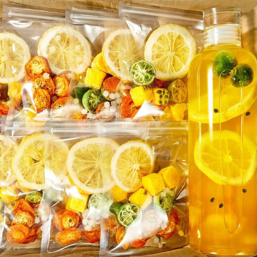 Pangdonglai Blumen- und Obst Tee unabhängige kleine Paket Passion Frucht Zitron