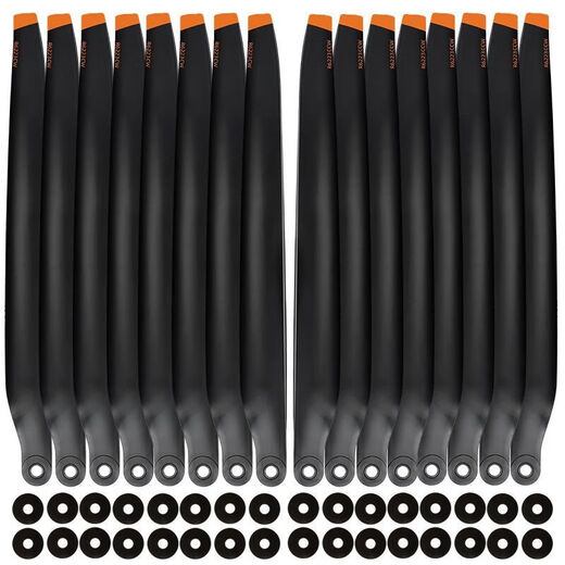 DJI T70 T70P T100 Blade 6223 Voller Satz von Kohlefaser-Propeller-Schutzdroonen-Zubehör Originalmaterial [Schwarzes Kohlefasermodell] Kostenlose Dichtung T100 SORLAGE Full Set (16 Stücke) [Promotion]