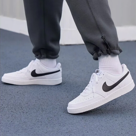 耐克（NIKE）男子运动休闲鞋COURT VISION运动鞋DH2987-101 白黑 42.5 
