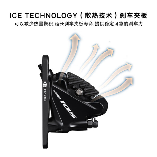 筏芯禧玛诺 L05A来令片R7020 R8070公路车油刹散热碟刹片 简装L05A树脂散热来令片一对