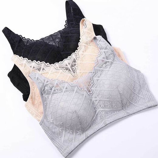 感叹号（gantanhao）感叹号义乳带胸垫乳腺术后专用可放义乳假乳房内衣睡眠胸罩薄款透 肤色 M(70ABC-75AB)