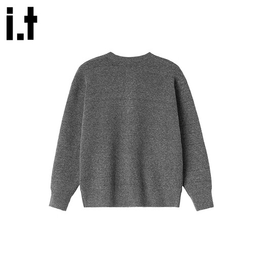 CHOCOOLATE it Henry collar sweater men's 2025 autumn and winter loose casual tops dark gray XL recommended 130Jin Jin equals 0.5kg -150Jin Jin equals 0.5kg