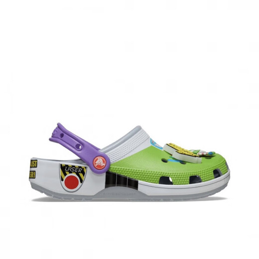 CORCS CROCS Summer Children's Crocs Buzz Lightyear Co-branded Outdoor Beach Shoes Casual Non-Slip Toe Shoes Sandals Buzz Classic 20 J1=32-33(200MM)