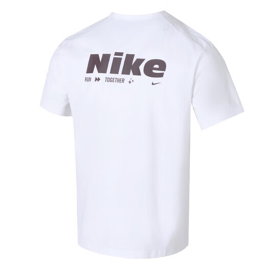 Camiseta de manga corta Nike (Nike) 2025 Summer New Hyverse Dri-Fit Men's Sipado de secado rápido Halfeding Top blanco/burdeos/plata HV4882-100 Drying rápido L de secado rápido