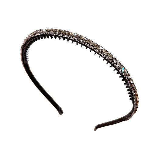 Bai Shilin's high-end rhinestone hairpin hairband for women 2025 new bangs forehead hair pressure hairband broken hair versatile hairband super shiny hairband